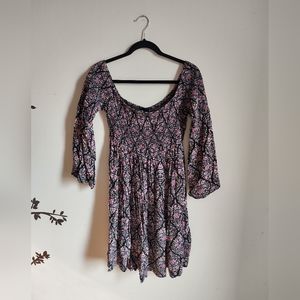 Off the shoulder floral dress